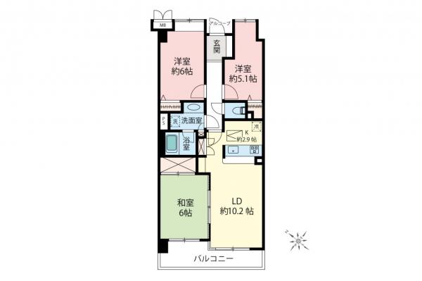 中古マンション 板橋区小茂根３丁目 有楽町線小竹向原駅 4,980万円