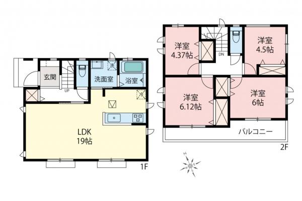 新築一戸建て 青梅市新町９丁目 JR青梅線小作駅 3,190万円