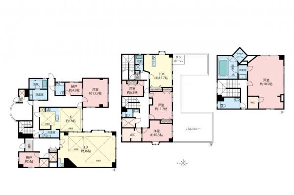 中古一戸建て 練馬区関町北３丁目 西武新宿線武蔵関駅 7億2,800万円
