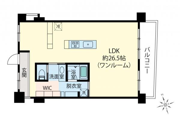 ライオンズヴィアーレ光が丘公園　1階 間取り図