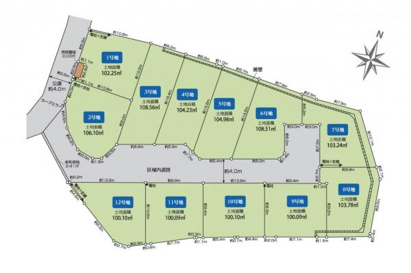 売地　朝霞市根岸台７丁目 区画図
