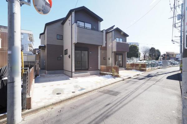 西東京市保谷町5丁目　新築一戸建て 前面道路含む現地写真