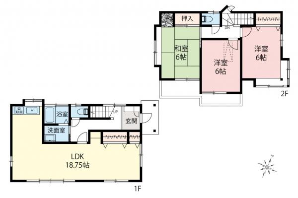 中古一戸建て 狭山市大字水野 西武池袋線武蔵藤沢駅 2,480万円
