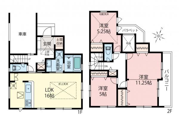 新築一戸建て 川越市大字鯨井 東武東上線霞ケ関駅 3,290万円