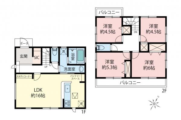 中古一戸建て 西東京市緑町２丁目 西武池袋線ひばりヶ丘駅 4,480万円