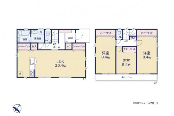 新築一戸建て 狭山市広瀬台１丁目 西武新宿線狭山市駅 3,780万円