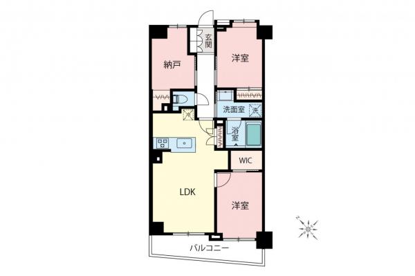 マイキャッスル東長崎　4階 間取り図