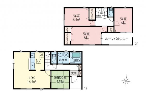 新築一戸建て 富士見市大字下南畑 東武東上線鶴瀬駅 3,780万円～3,980万円