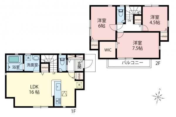 新築一戸建て 東久留米市新川町１丁目 西武池袋線東久留米駅 5,180万円