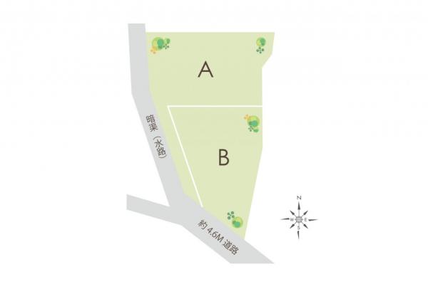 入間市野田　土地 区画図