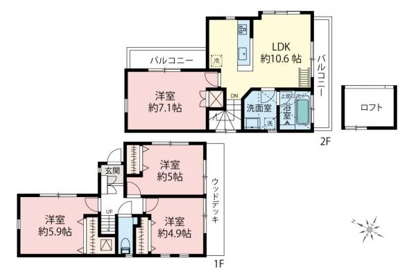 中古一戸建て 板橋区高島平５丁目 都営三田線西高島平駅 6,780万円
