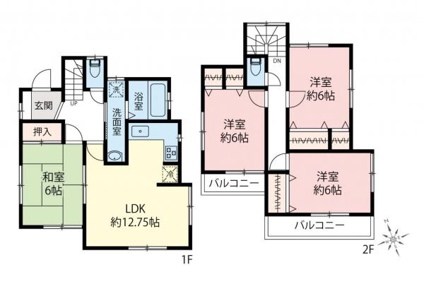 中古一戸建て 坂戸市南町 東武東上線坂戸駅 2,799万円