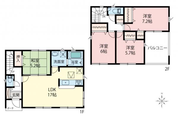 新築一戸建て 狭山市柏原 西武新宿線狭山市駅 3,370万円