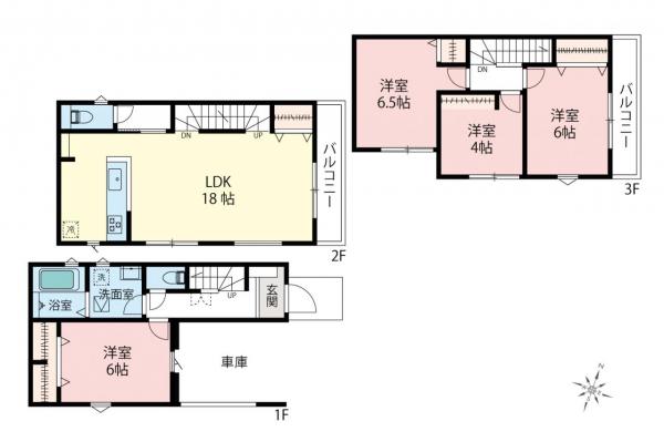 新築一戸建て 入間市東藤沢７丁目 西武池袋線武蔵藤沢駅 3,480万円～3,880万円