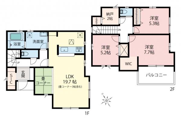 新築一戸建て 飯能市大字飯能 西武池袋線飯能駅 2,980万円～3,280万円