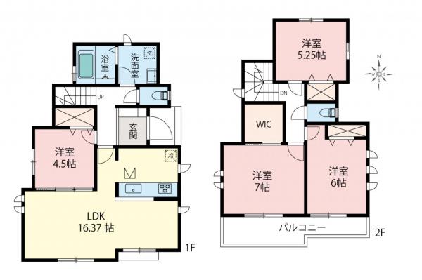 新築一戸建て 東村山市美住町１丁目 西武多摩湖線八坂駅 4,990万円～5,490万円