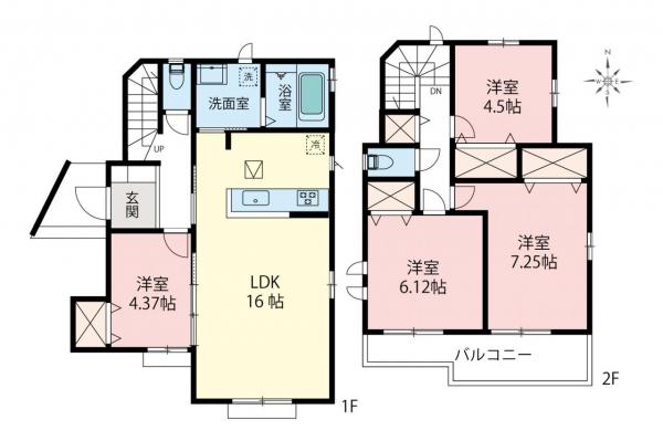 新築一戸建て 東村山市美住町１丁目 西武多摩湖線八坂駅 5,290万円