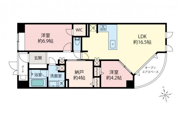中古マンション 練馬区高松３丁目 都営大江戸線練馬春日町駅 4,990万円