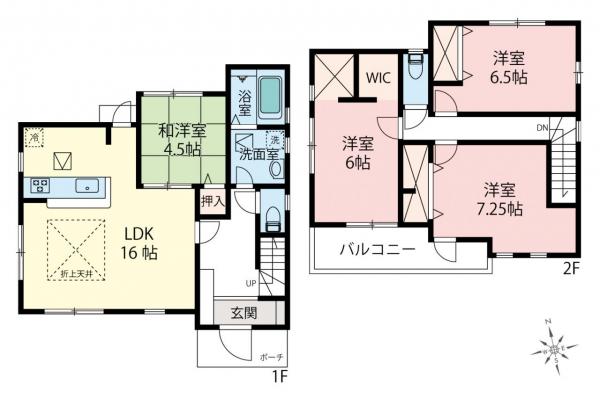 新築一戸建て 川越市大字木野目 JR川越線南古谷駅 3,880万円～3,980万円