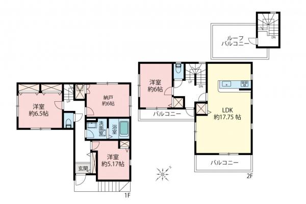 中古一戸建て 富士見市鶴馬２丁目 東武東上線鶴瀬駅 4,780万円