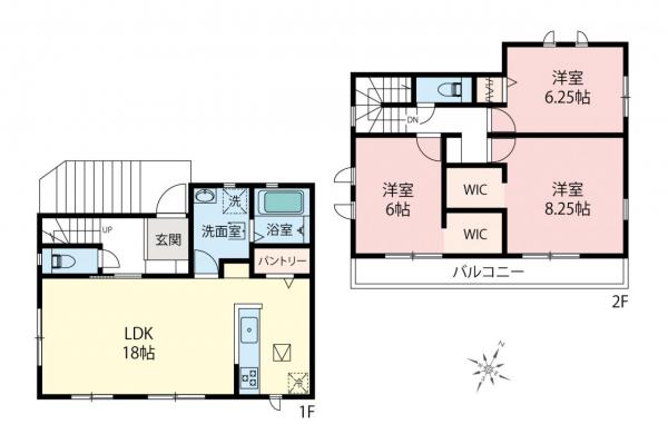 新築一戸建て 狭山市中央１丁目 西武新宿線狭山市駅 3,390万円