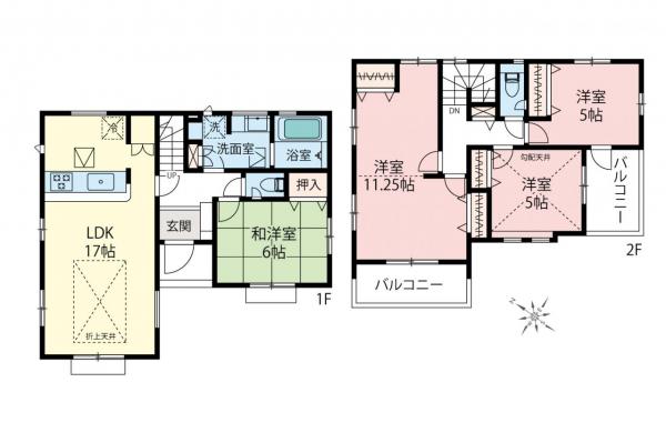 新築一戸建て 狭山市大字北入曽 西武新宿線入曽駅 4,399万円