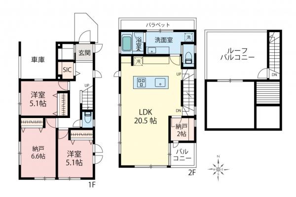 新築一戸建て 練馬区南大泉３丁目 西武池袋線保谷駅 6,980万円