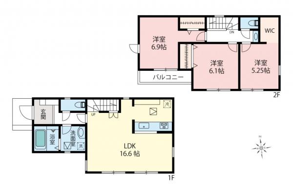 新築一戸建て 西東京市中町５丁目 西武新宿線東伏見駅 5,480万円