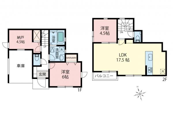 新築一戸建て 練馬区東大泉７丁目 西武池袋線保谷駅 6,280万円