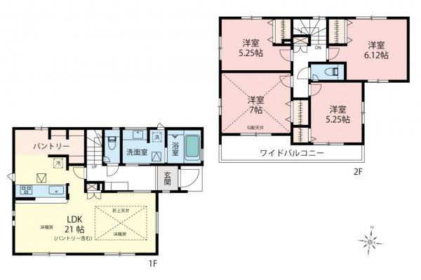新築一戸建て 練馬区南大泉３丁目 西武池袋線保谷駅 8,880万円