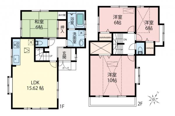 中古一戸建て 志木市下宗岡２丁目 東武東上線志木駅 2,680万円