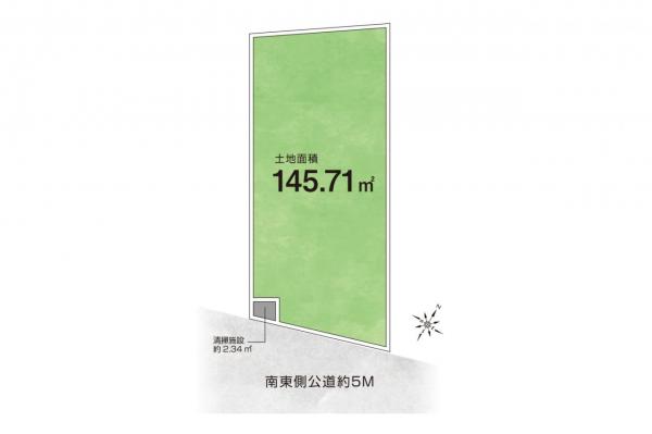 土地 清瀬市竹丘１丁目 西武池袋線清瀬駅 3,530万円
