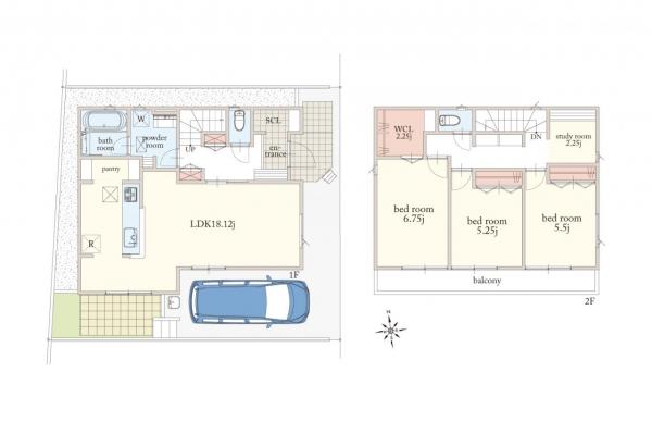 中古一戸建て 武蔵村山市神明１丁目 多摩モノレール上北台駅 3,850万円