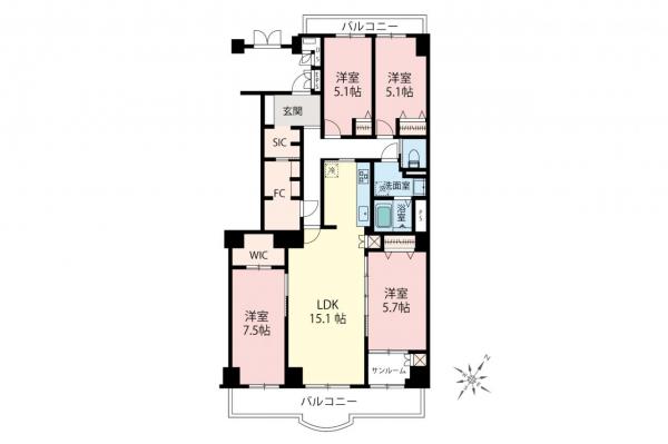 中古マンション 西東京市南町６丁目 西武新宿線田無駅 3,990万円