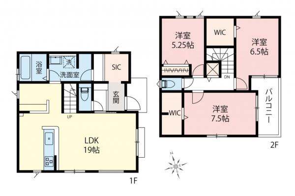 新築一戸建て 川越市大字小室 JR川越線西川越駅 3,680万円