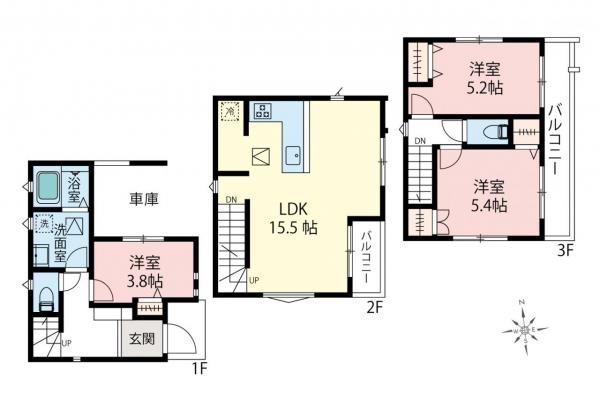 新築一戸建て 和光市新倉２丁目 東武東上線和光市駅 3,980万円