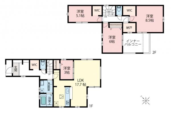 新築一戸建て 川越市かすみ野１丁目 JR川越線笠幡駅 2,980万円