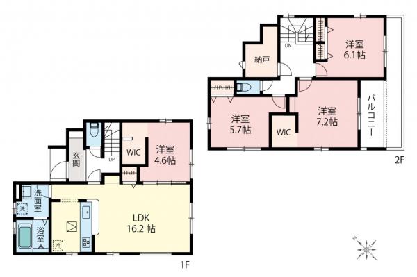新築一戸建て 川越市かすみ野１丁目 JR川越線笠幡駅 2,980万円～3,180万円