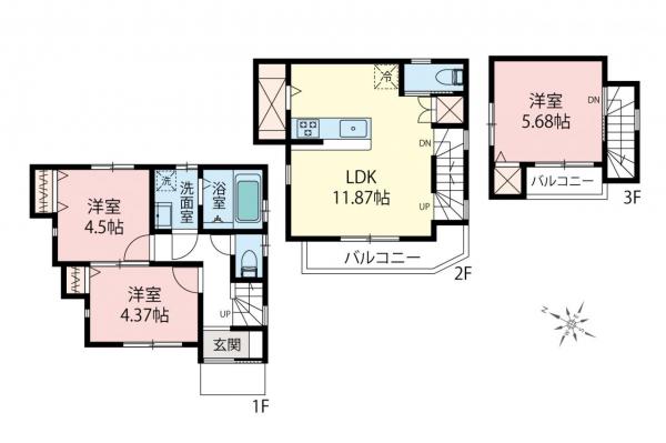 中古一戸建て 練馬区春日町５丁目 都営大江戸線練馬春日町駅 5,780万円