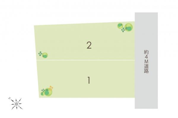 土地 西東京市緑町２丁目 西武池袋線ひばりヶ丘駅 5,080万円～5,580万円