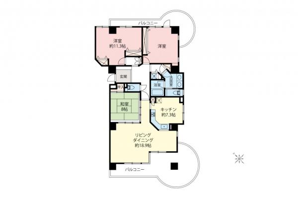 中古マンション 東松山市松風台 東武東上線高坂駅 1,180万円