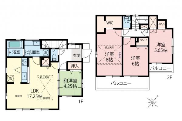 新築一戸建て 練馬区土支田３丁目 都営大江戸線光が丘駅 7,699万円