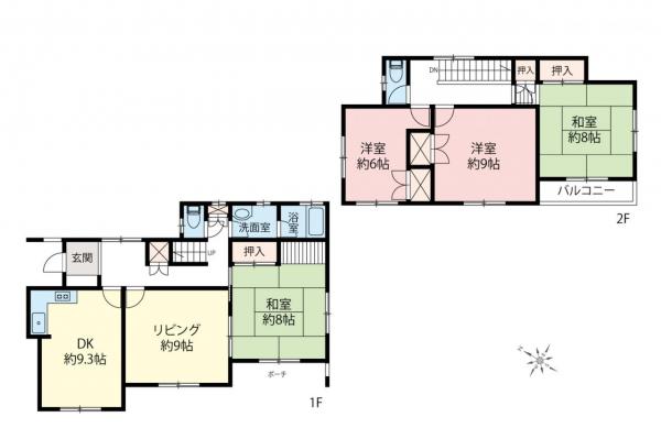 中古一戸建て 狭山市柏原 西武新宿線新狭山駅 2,380万円