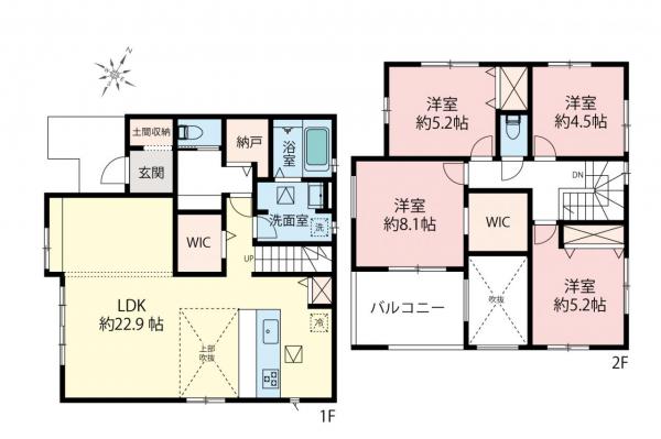 新築一戸建て 鶴ヶ島市大字五味ヶ谷 東武東上線鶴ヶ島駅 4,499万円