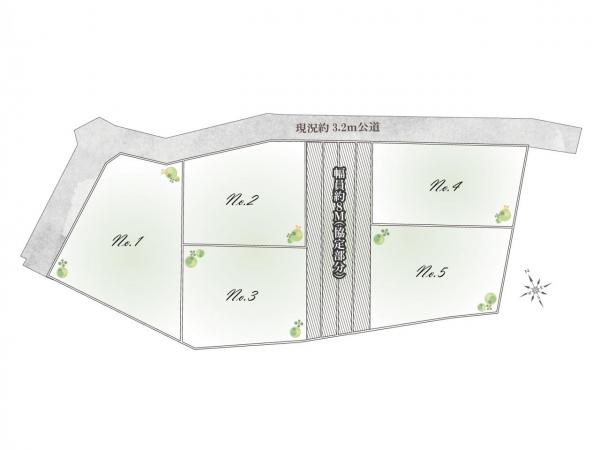 土地 狭山市大字下奥富 西武新宿線新狭山駅 2,000万円～2,700万円