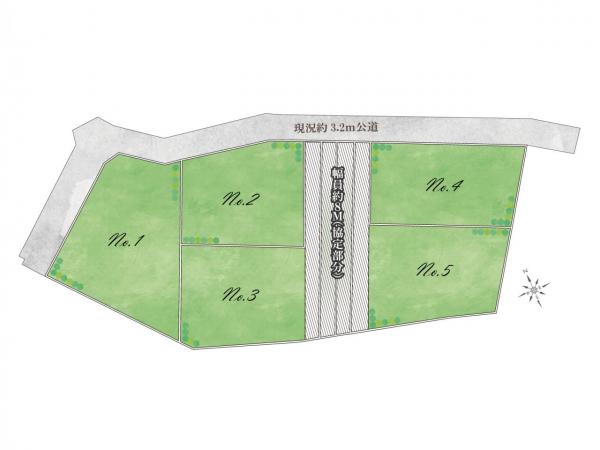 【住協だけのお預かり物件】狭山市大字下奥富　土地 区画図