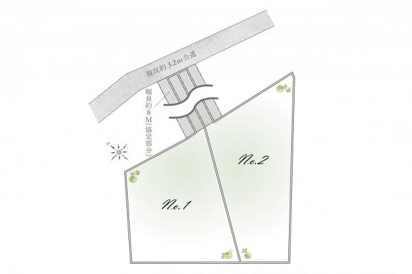 土地 狭山市大字下奥富 西武新宿線新狭山駅 1,600万円～1,700万円
