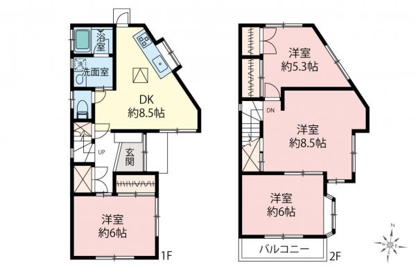 中古一戸建て 富士見市水谷東３丁目 東武東上線志木駅 1,990万円