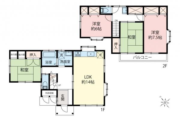 中古一戸建て 東松山市若松町２丁目 東武東上線東松山駅 1,270万円