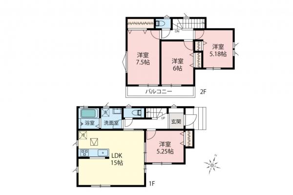 新築一戸建て 志木市中宗岡３丁目 東武東上線志木駅 3,290万円